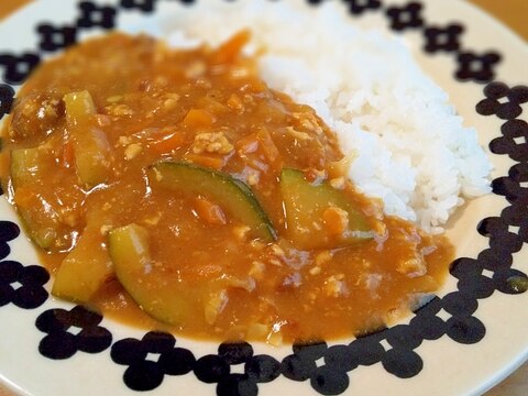 鶏挽き肉であっさり＊キーマカレー